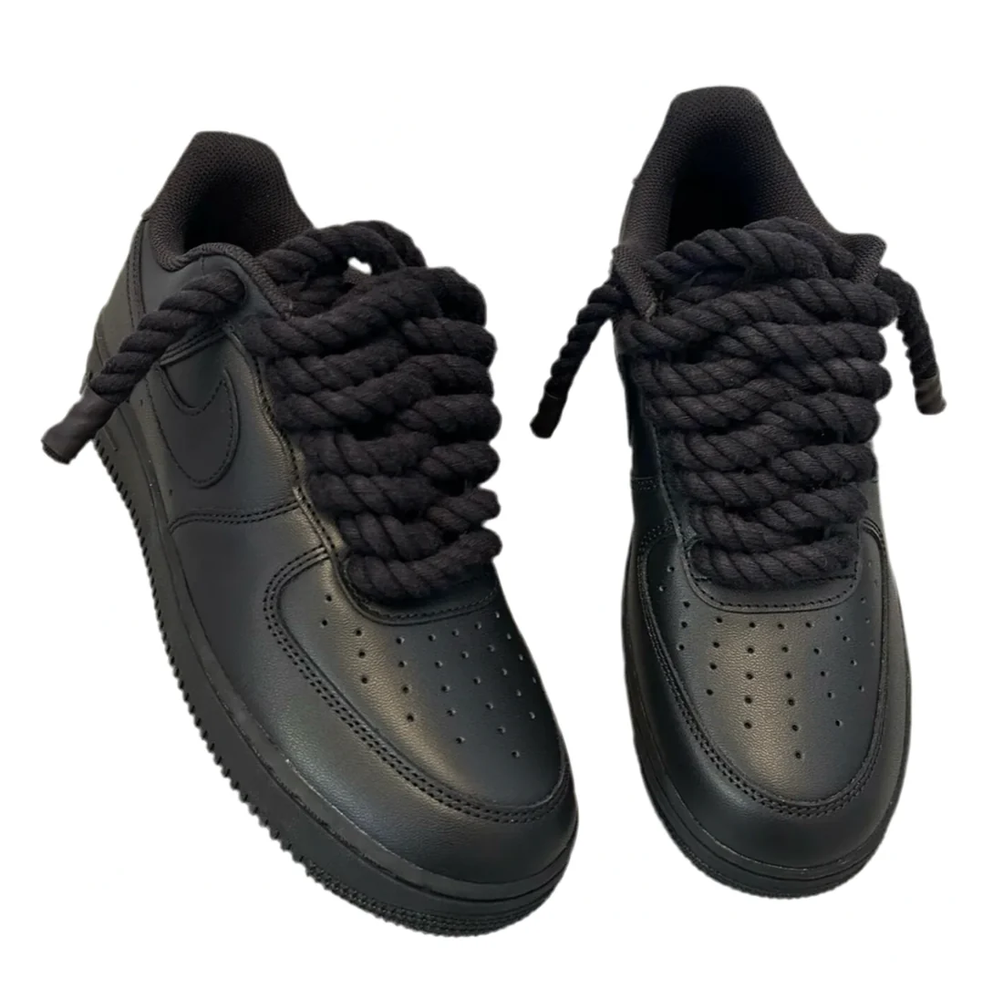 Nike Air Force 1 Low Black Rope Laces - Image 2